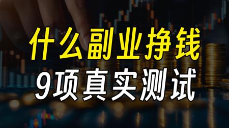 哪种副业真能挣到钱？9种副业真实测试，第5项结果令人意外！