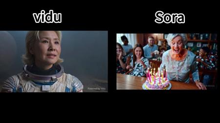 Vidu和Sora相似镜头对比