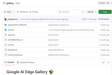 ​谷歌推出AI Edge Gallery应用，实现离线智能手机AI处理