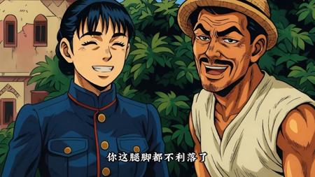 自制动画《让子弹飞》 JOJO的奇妙冒险画风