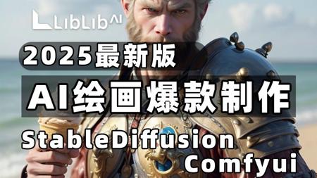 【StableDiffusion教程】LibLibAI进阶教程!AI爆款制作教程全面掌握StableDiffusion和ComfyUI生图教程
