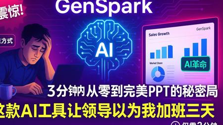用AI秒做PPT！GenSpark一分钟出专业演示稿