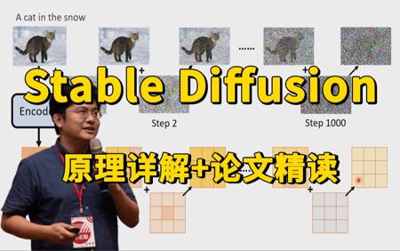 太强了！李宏毅教授精讲的Stable Diffusion模型，原理详解+论文精读，深度剖析生成式AI背后的原理应用！只用半小时我就全学会了！人工智能/神经网络