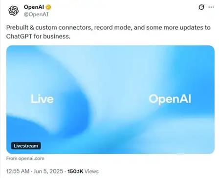 Open AI 更新：ChatGPT 推出会议记录功能，正式支持 MCP 协议