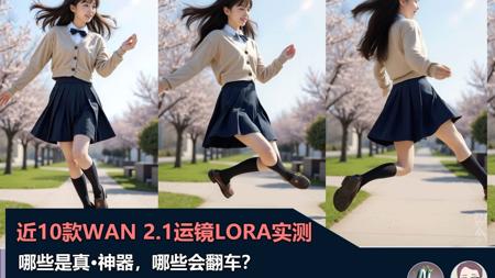 wan2.1运镜革命！remade大佬近10款相机LoRA实测，竖屏效果谁最稳？