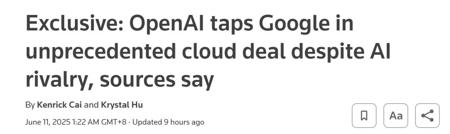 硅谷AI圈变天，OpenAI弃微软转投谷歌，LeCun被边缘小扎组队血战复仇