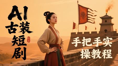 【保姆级教程】AI古装爆款短剧制作，12个作品涨粉100万，手把手教你青椒云+WebUI+FramePack+CosyVoice+Heygem玩转AI短剧赛道！