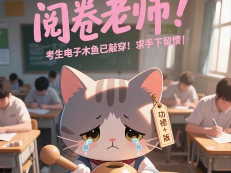 《阅卷老师!考生电子木鱼已敲穿!求手下留情!!(功德+1版)》