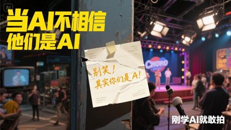 原创AI视频：当AI不相信他们是AI。测试了 Veo 3 在多人对话和典型场景还原方面的表现，涵盖新闻播报、街头采访、情景喜剧、脱口秀、中文相声、ASMR 等。