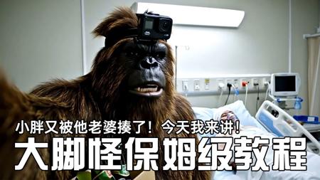 大脚怪视频怎么制作！来吧我教你！Veo3简单！