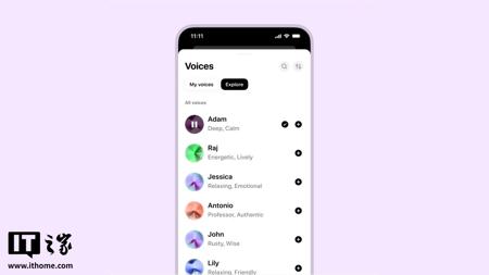 AI 语音公司 ElevenLabs 推出独立移动应用：免费用户享 10 分钟文本转语音额度