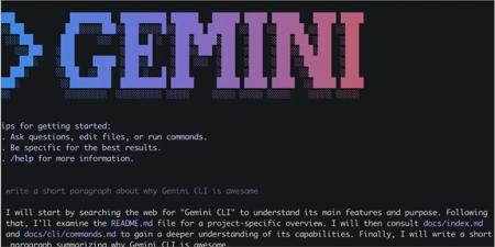 谷歌推出终端AI编程工具Gemini CLI  Gemini CLI安装使用教程一览